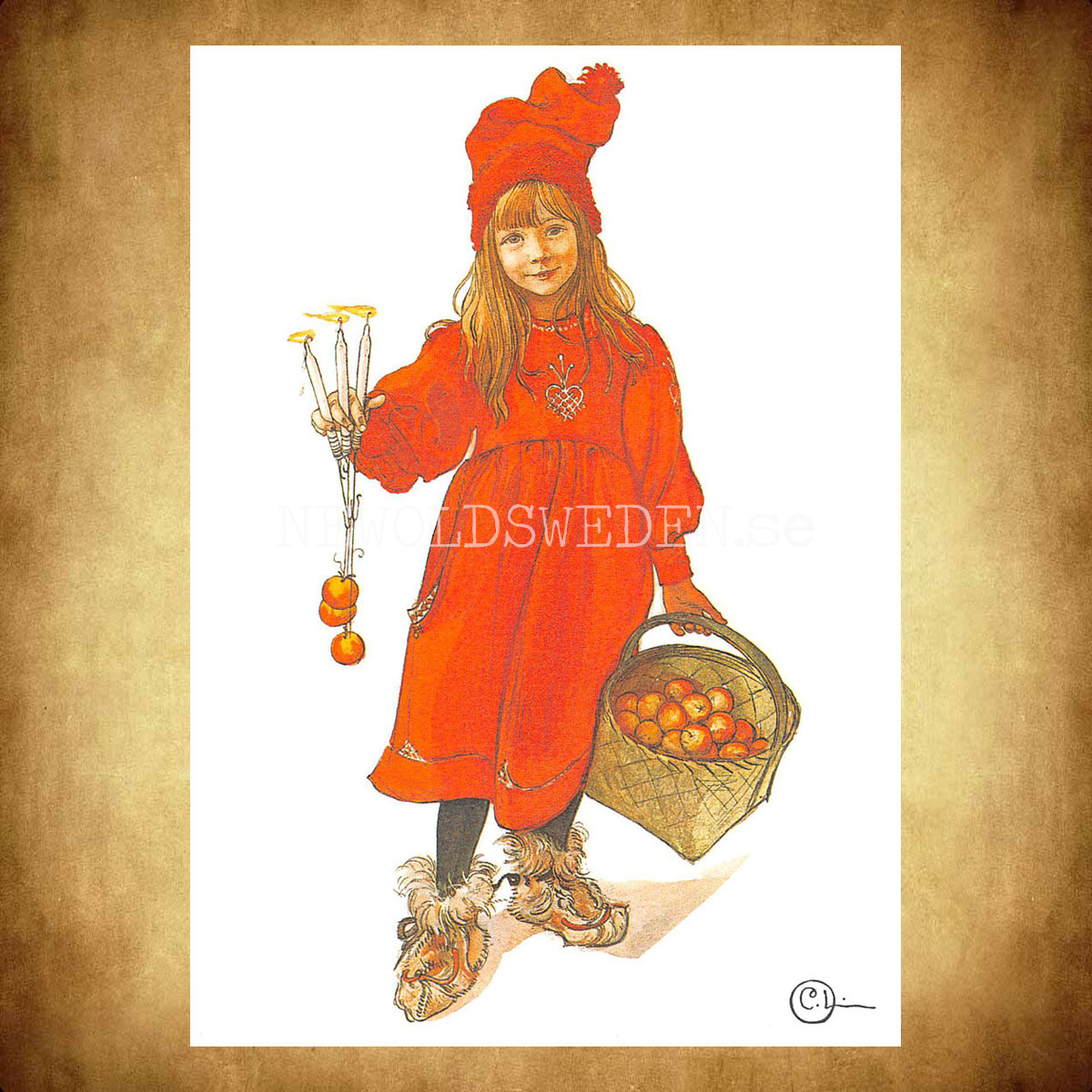 Britta som Idun - Carl Larsson - 907 - 2