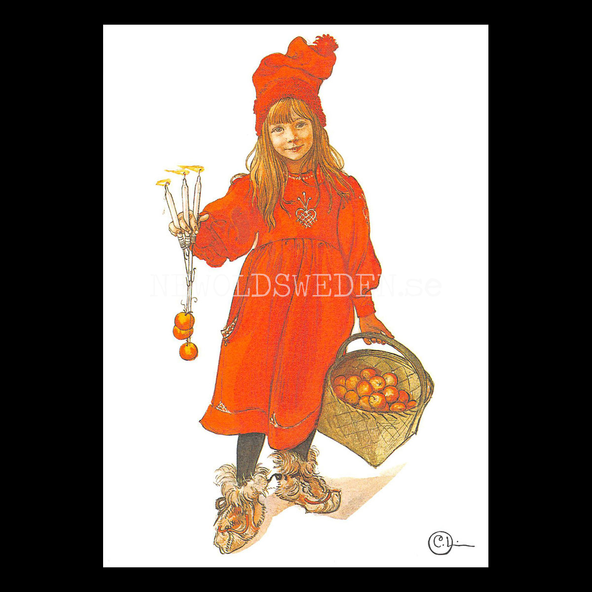 Britta som Idun - Carl Larsson - 907