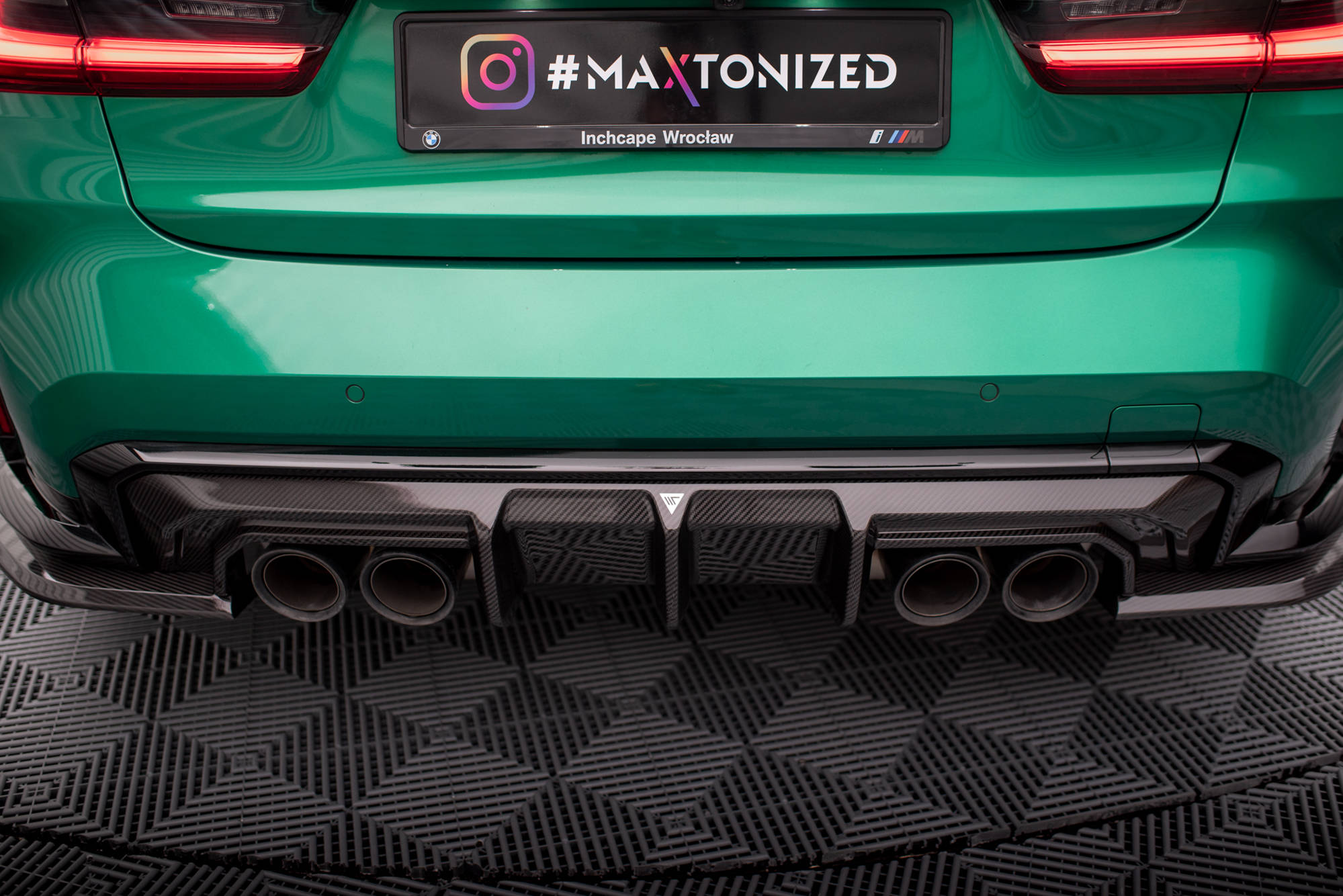 Kolfiber Bakre Diffuser BMW M4 G82 / M3 G80 (Maxton) - 13