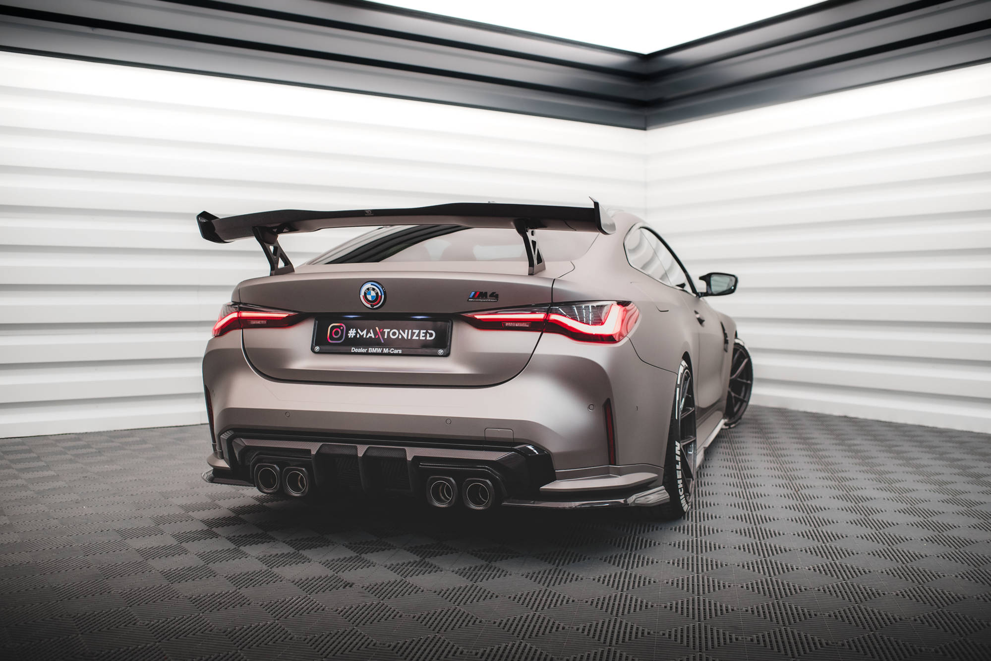 Kolfiber Bakre Diffuser BMW M4 G82 / M3 G80 (Maxton) - 6
