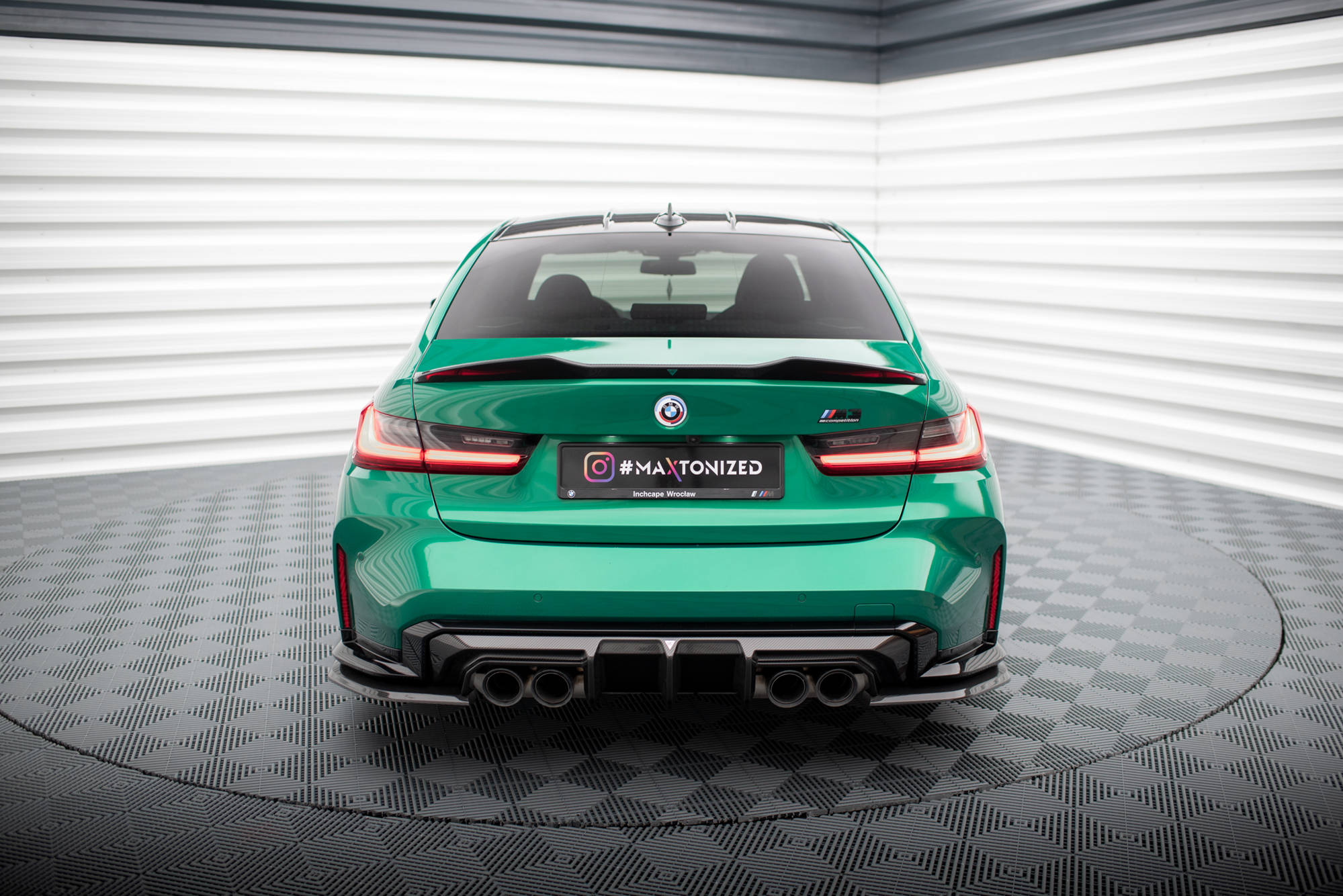 Kolfiber Bakre Diffuser BMW M4 G82 / M3 G80 (Maxton) - 12
