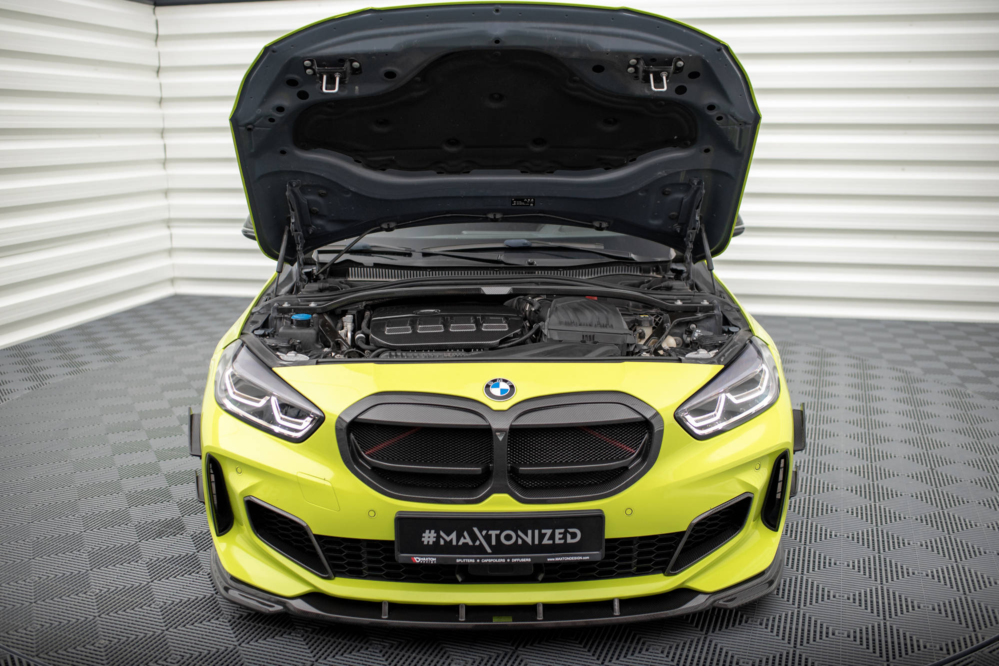 Motorkåpa i Kolfiber BMW 1-serie F40 M135I (Maxton) - 5