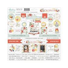 Mintay Cardboard Stickers -Childhood