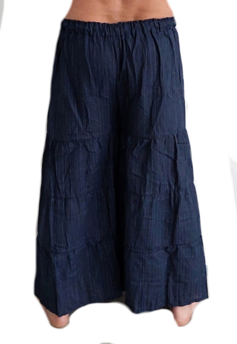 Byxor - Vävlook med härligt vida ben - 4