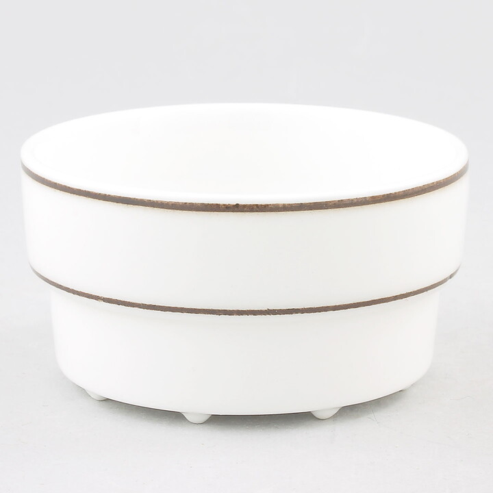 Stig Lindberg (Brun Linje 1972) Sugar Bowl with Brown Linear Decor 7,5 cm