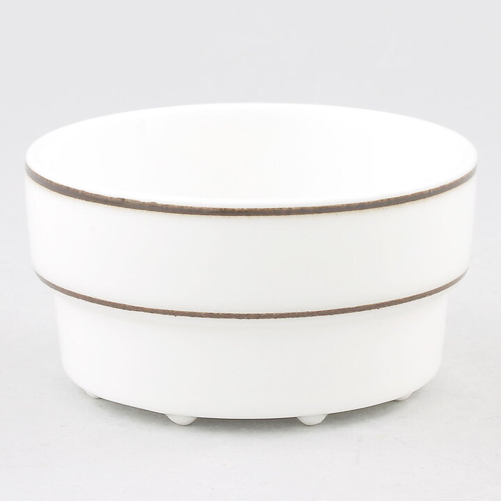 Stig Lindberg (Brun Linje 1972) Sugar Bowl with Brown Linear Decor 7,5 cm