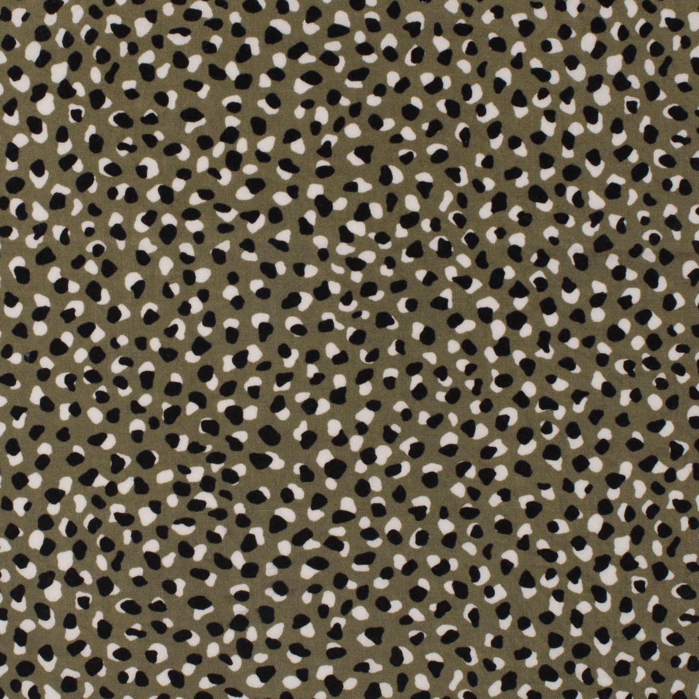 VISCOSE -  MINI DOTS KHAKI