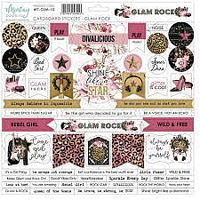 Mintay Cardboard Stickers -Glam Rock 