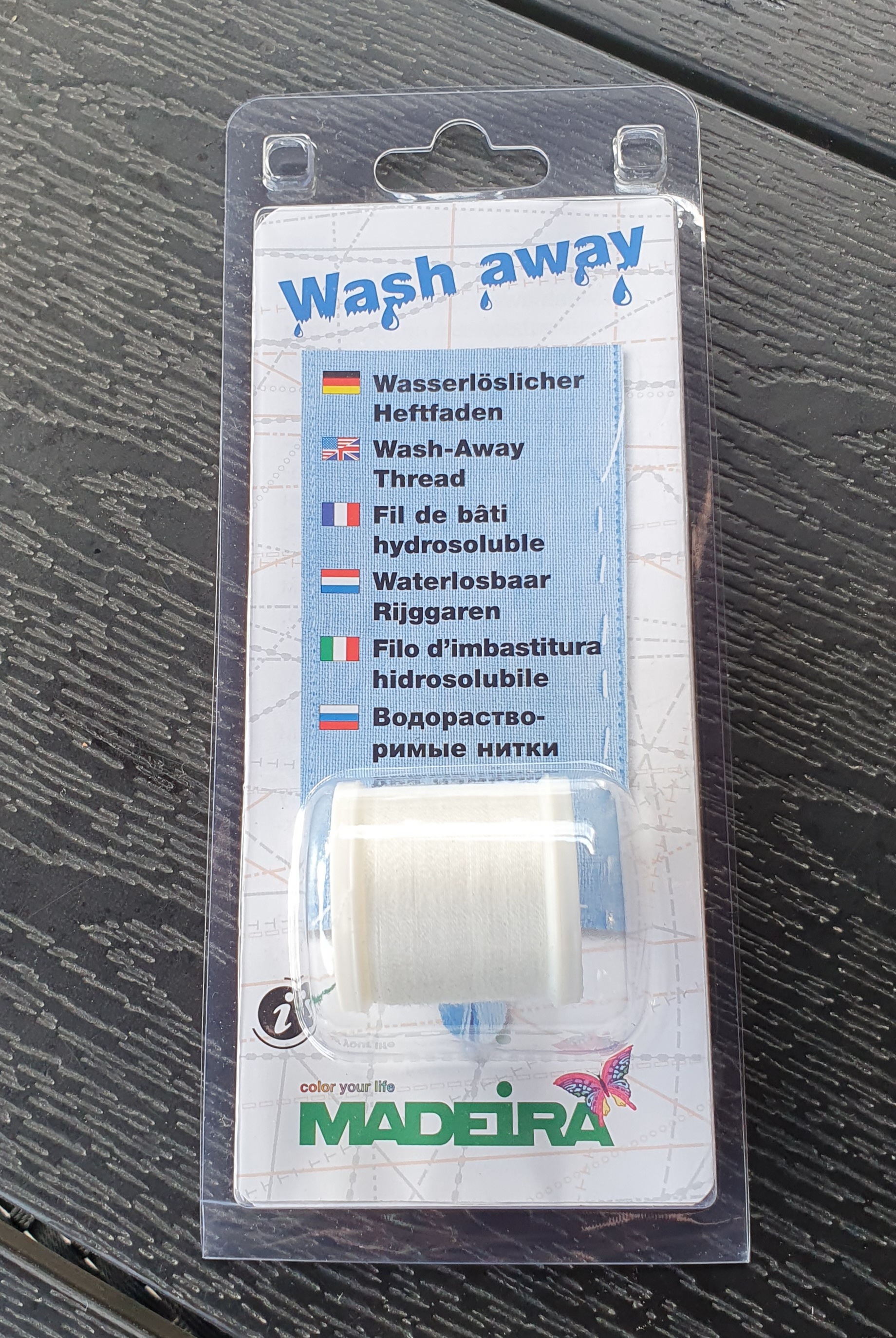 Madeira Wash Away tacking thread - 2