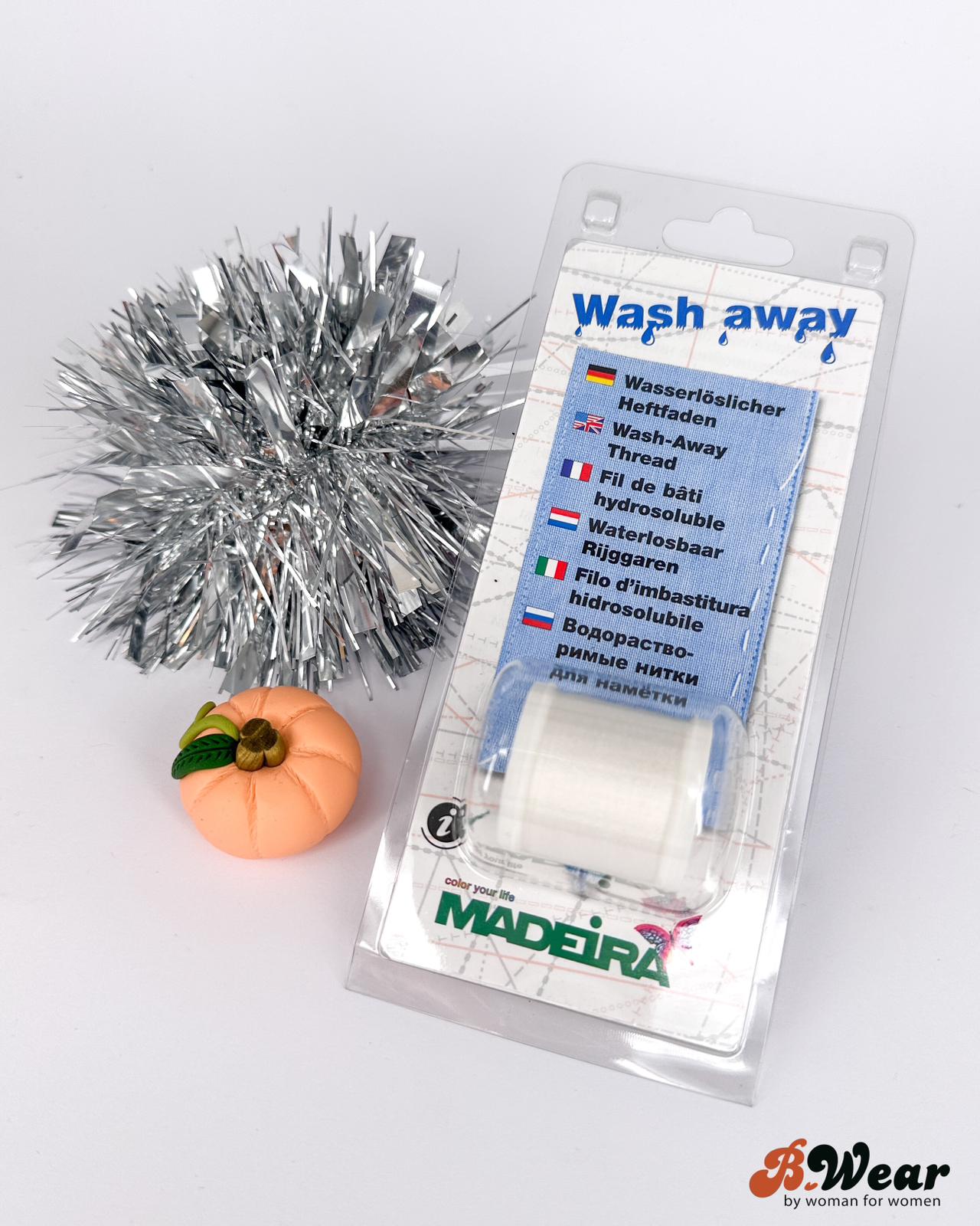 Madeira Wash Away tacking thread