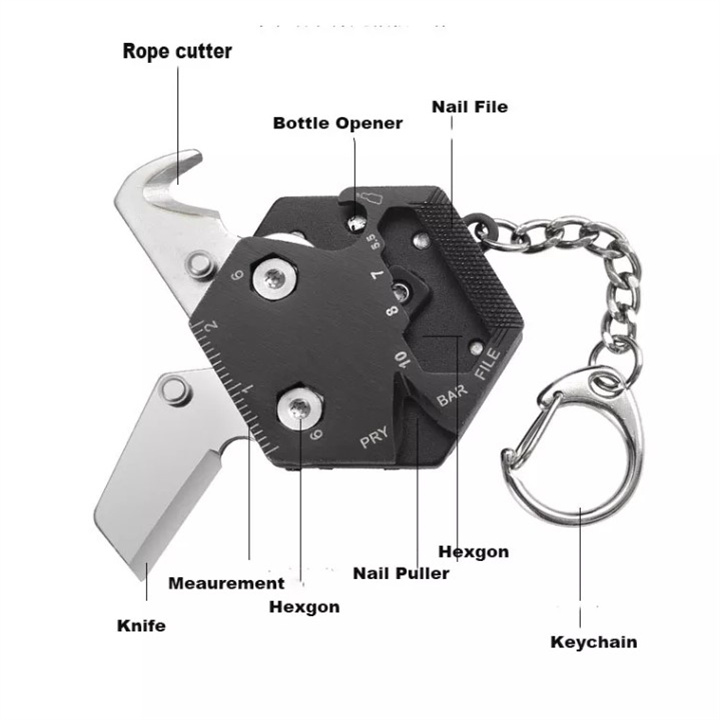 Multifunctional key ring - 2