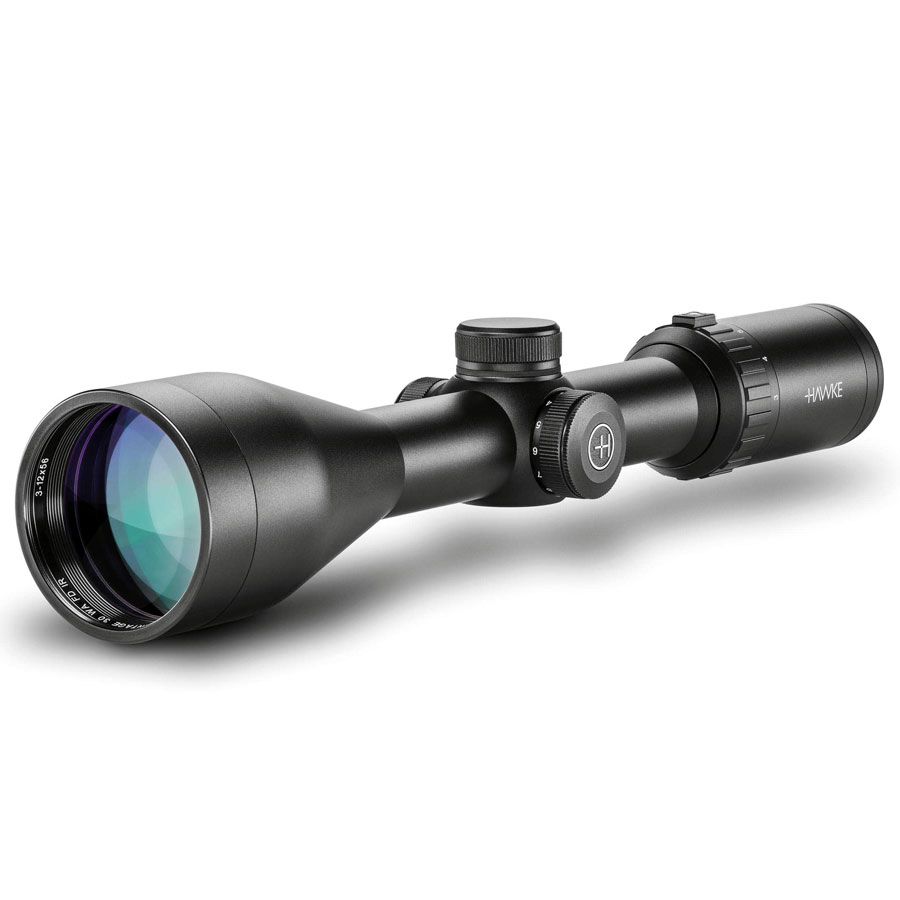 Hawke Vantage 30 WA FD 3-12x56 Belyst L4A Fiber Dot Reticle