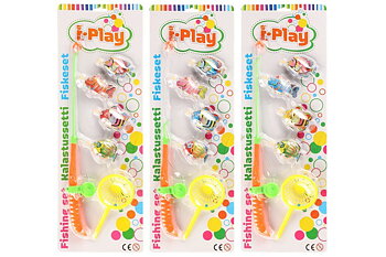 Fiskeset olika färger