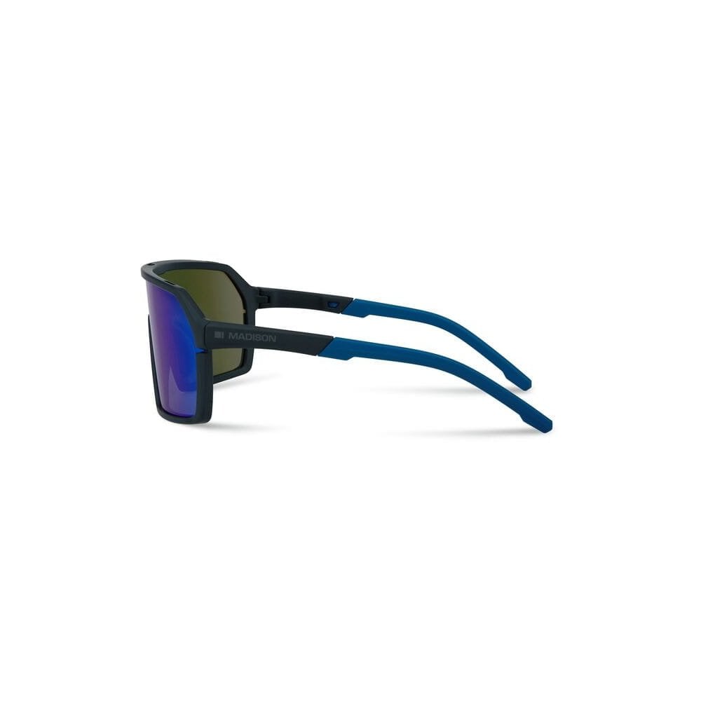 Madison Crypto Glasses - Matt Dark Grey / Green Mirror - UrbanBikeWear.com