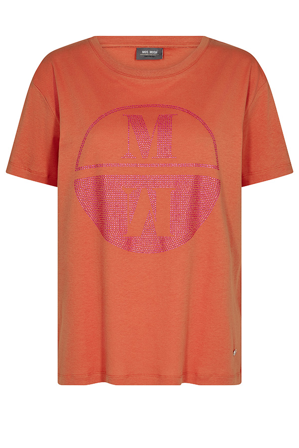 Mos Mosh - MMVicci O-SS Tee Burnt Ochre - 2