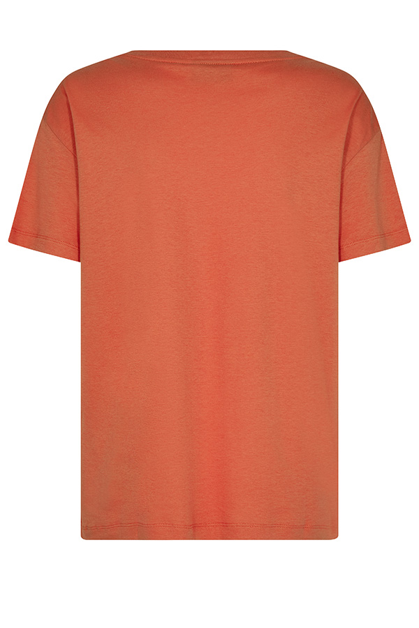 Mos Mosh - MMVicci O-SS Tee Burnt Ochre - 3