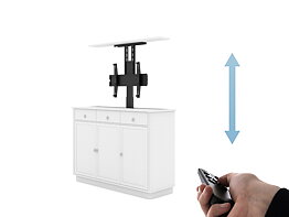 M AV-Cabinet TV-Lift 55" Classic - White