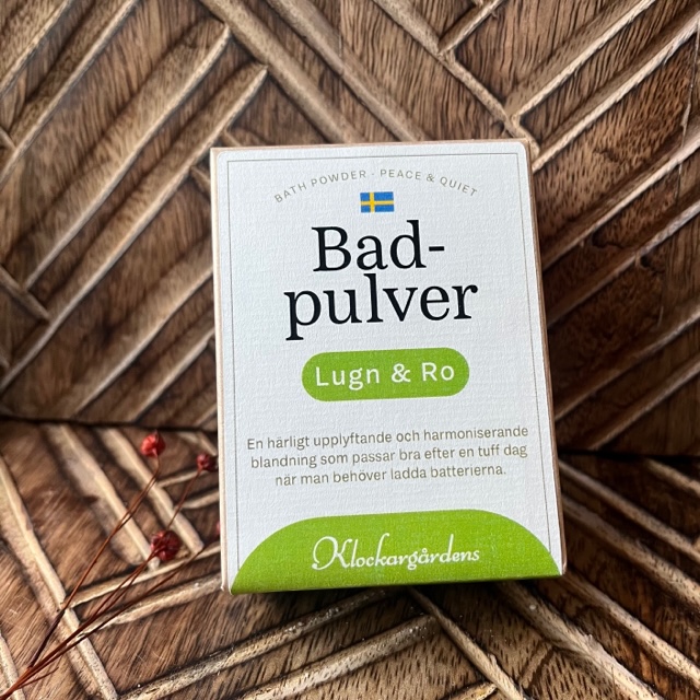 Badpulver, Lugn & Ro