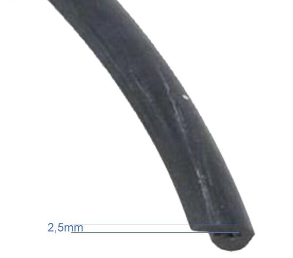Rubber seal inner front screen/rear screen - Sierra 82-93