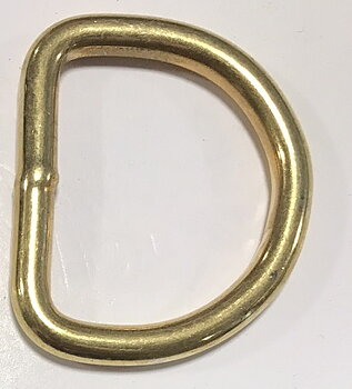 D-Ring svetsad Mässing 30