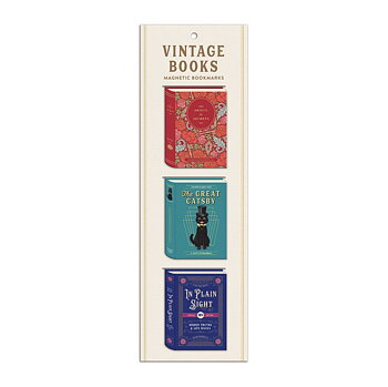 Magnetiska Bokmärken Vintage Books