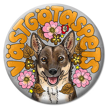 Badge - Västgötaspets