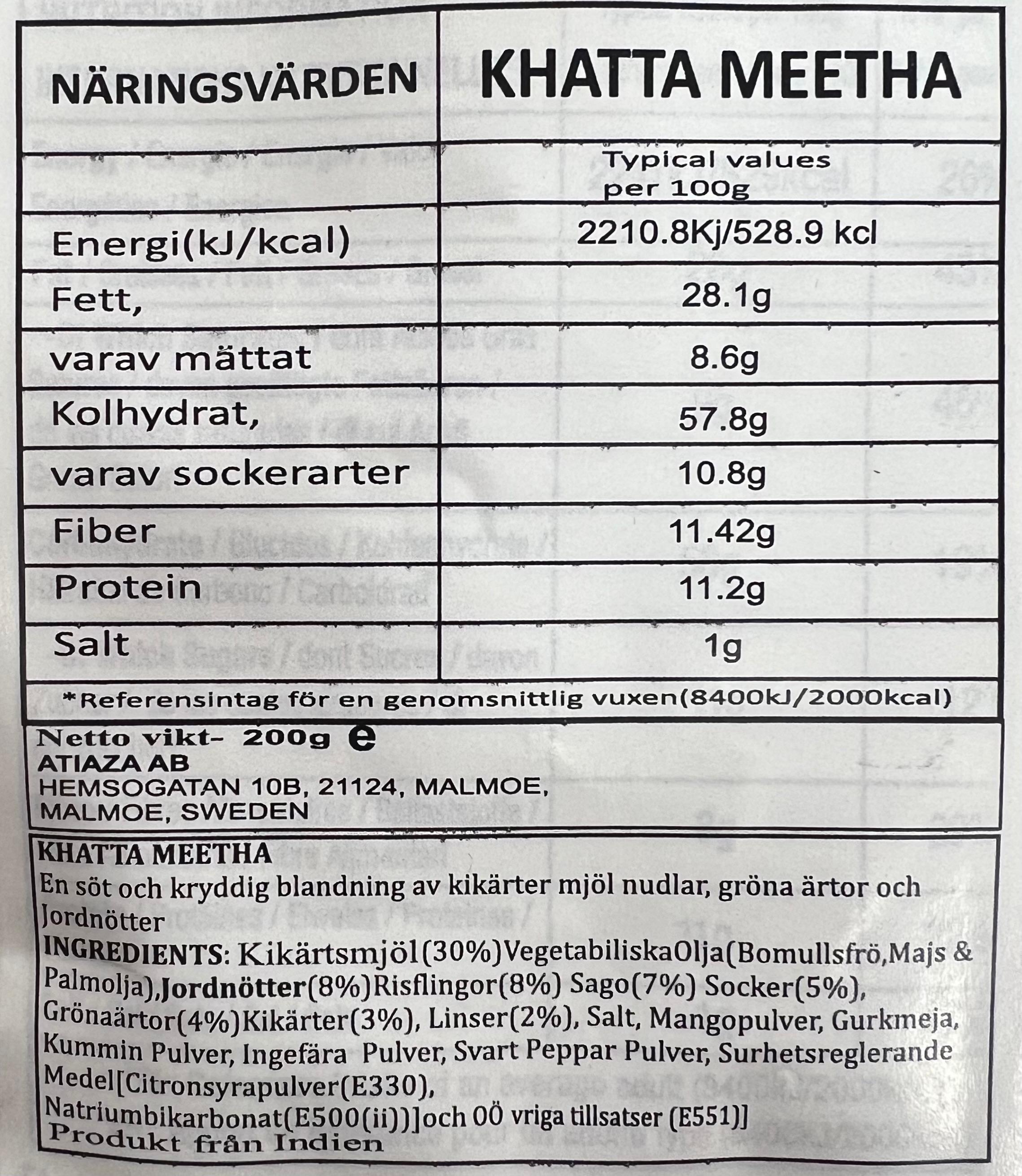Haldiram´s Khatta Meetha 200g - 2