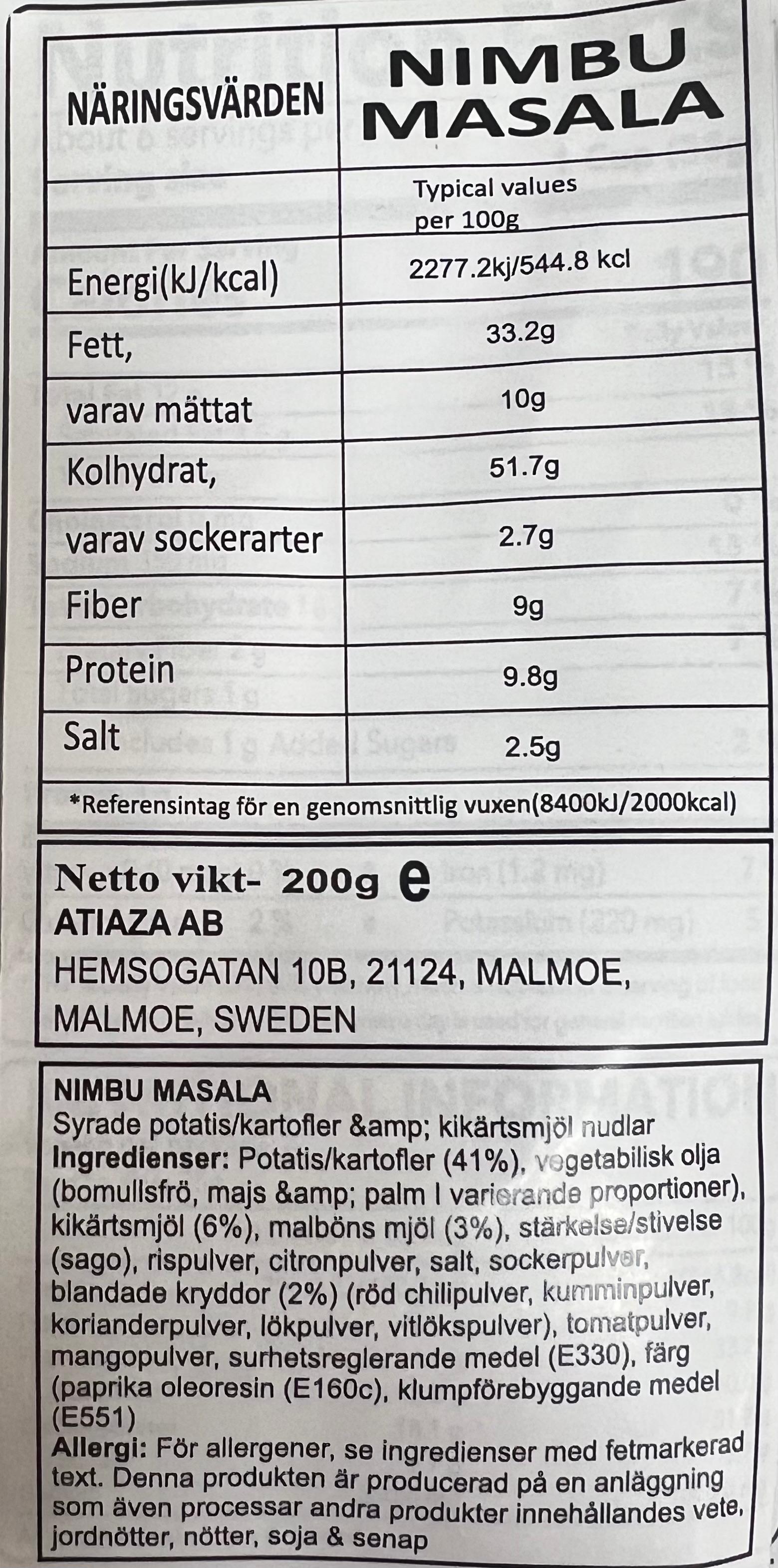 Haldiram´s Nimbu Masala 200g - 2