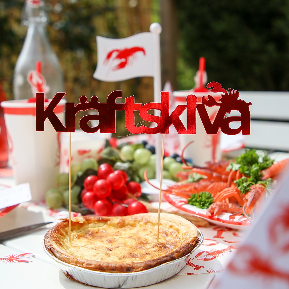 Cake topper Kräftskiva - 2