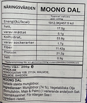 Haldiram´s Moong Dal 200g