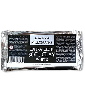 Stamperia Extra Light -Soft Clay White 160 gr 