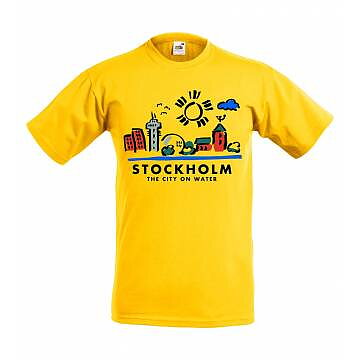 Barn T-shirt Stockholm City on Water 