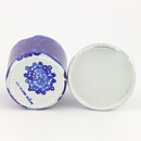 Stig Lindberg (Blå Husar 1968) Jar with Blue Geometric Decor 9 cm