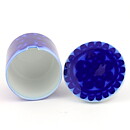 Stig Lindberg (Blå Husar 1968) Jar with Blue Geometric Decor 9 cm