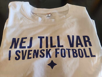 NEJ Till VAR - T-shirt (Säljs till förmån för P.T.G.)
