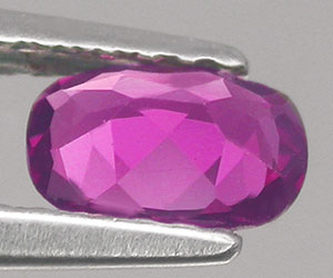 Impresionante turmalina rosa natural de talla cojín calibrada de 0,40 ct de 6x4 mm - 3