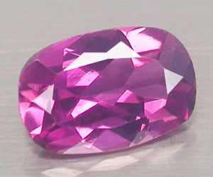 Impresionante turmalina rosa natural de talla cojín calibrada de 0,40 ct de 6x4 mm - 2
