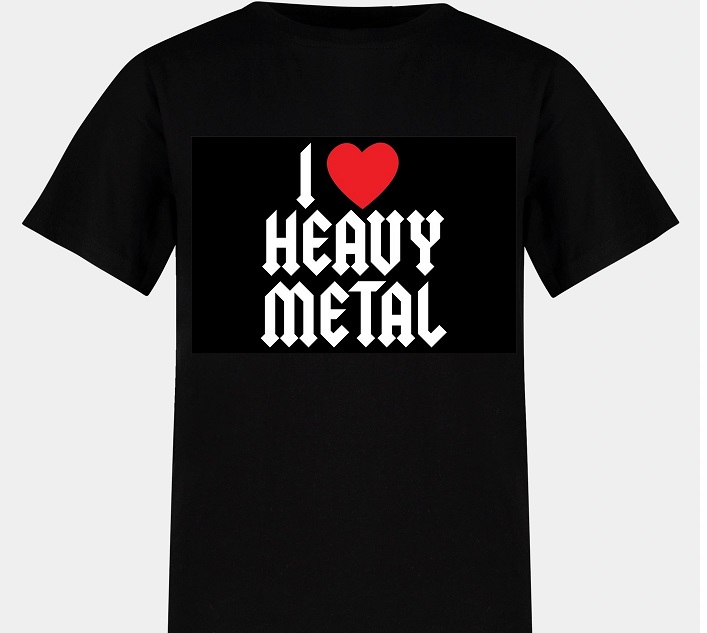 I Love Heavy Metal T-shirt