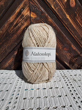 Alafosslopi 9972 Ecru heather 100g 
