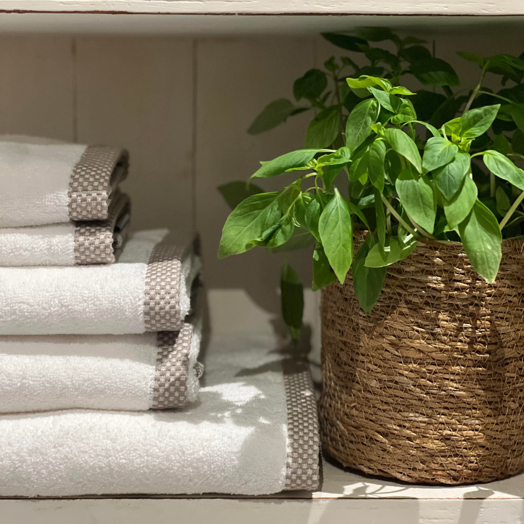Aveiro Towels White/Brown - 6
