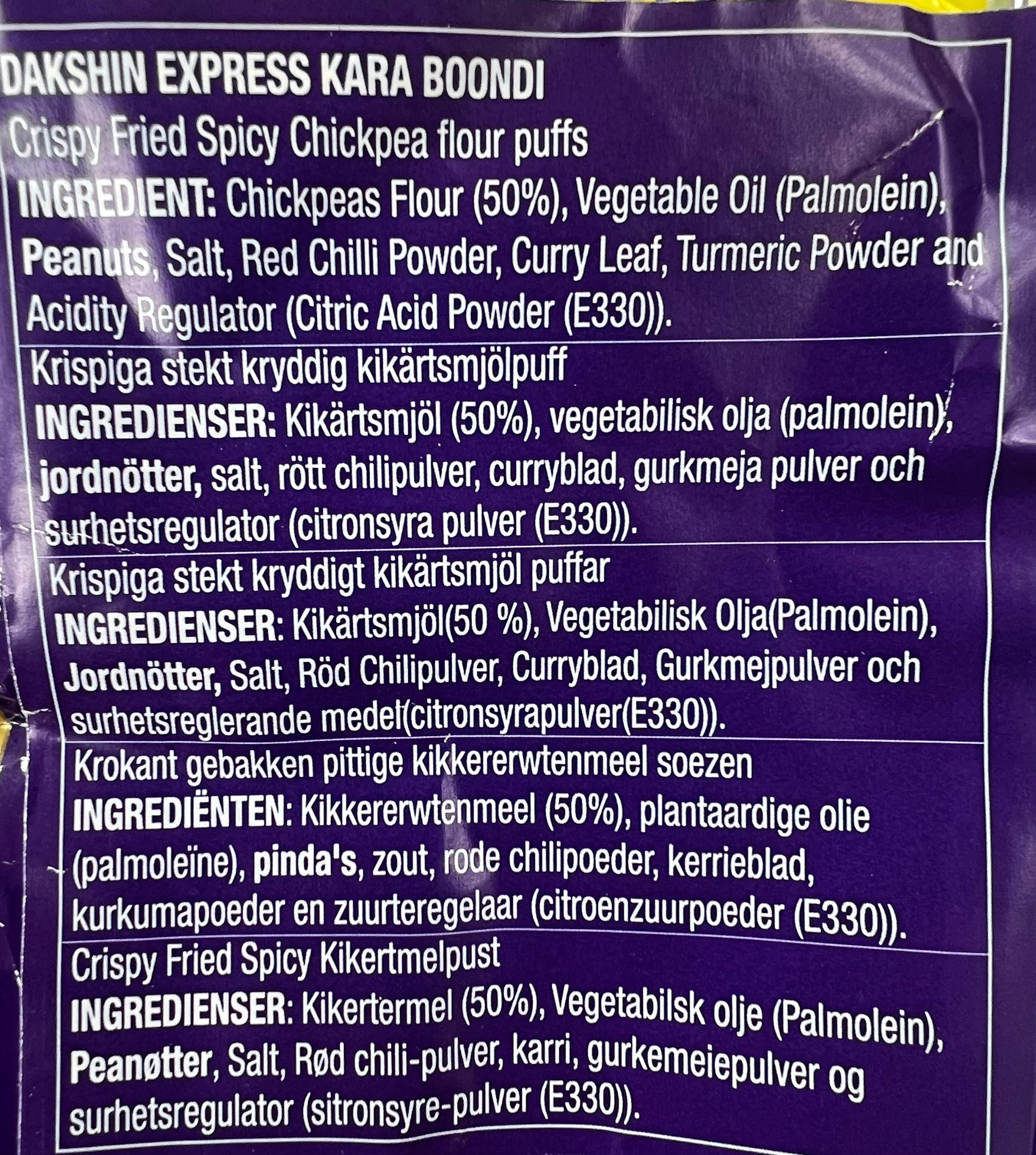 Haldiram´s Dakshin Express Kara Boondi 180g - 3