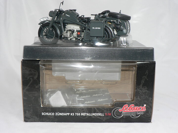 Zundapp KS 750 + sidovagn  1941  Skala  1:10