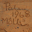 Rolf Palm (1968) Rustic Wall Plaque with Buffalo Motif 21 cm