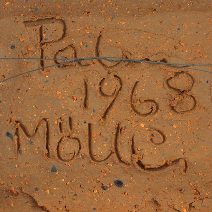 Rolf Palm (1968) Rustic Wall Plaque with Buffalo Motif 21 cm