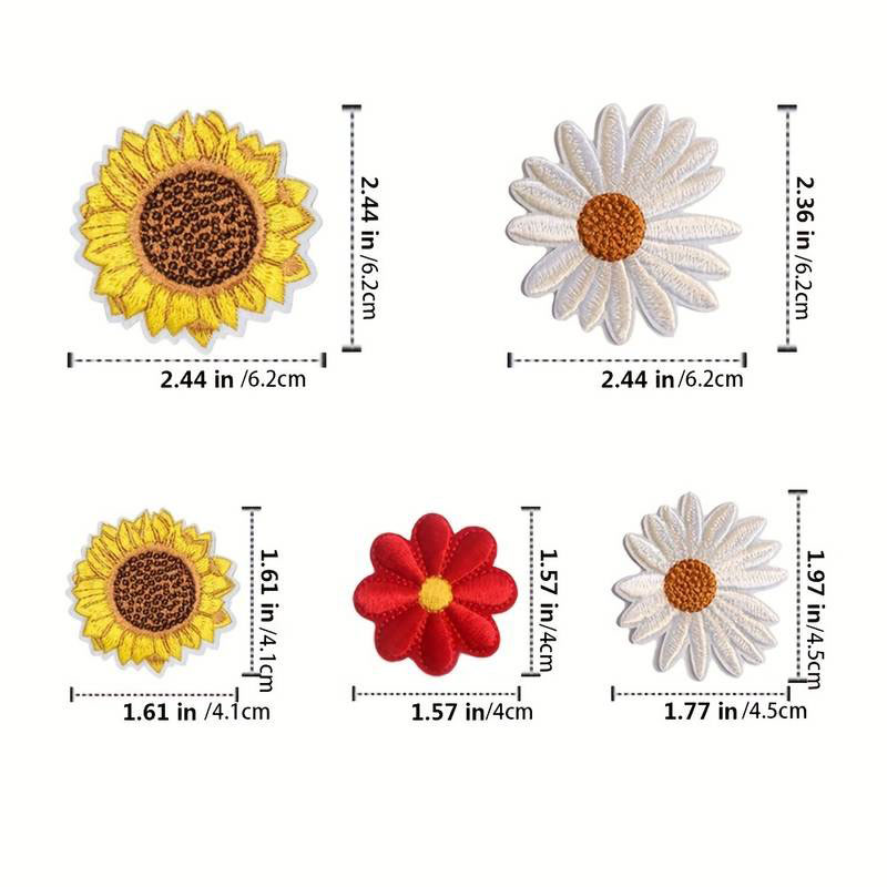 Blommor-Tygmärken - 4