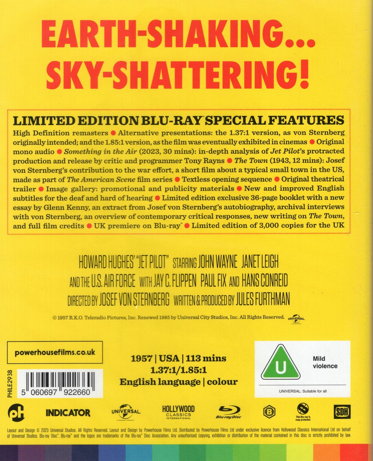 Jet Pilot (Limited Edition) (ej svensk text) (Blu-ray) - 2