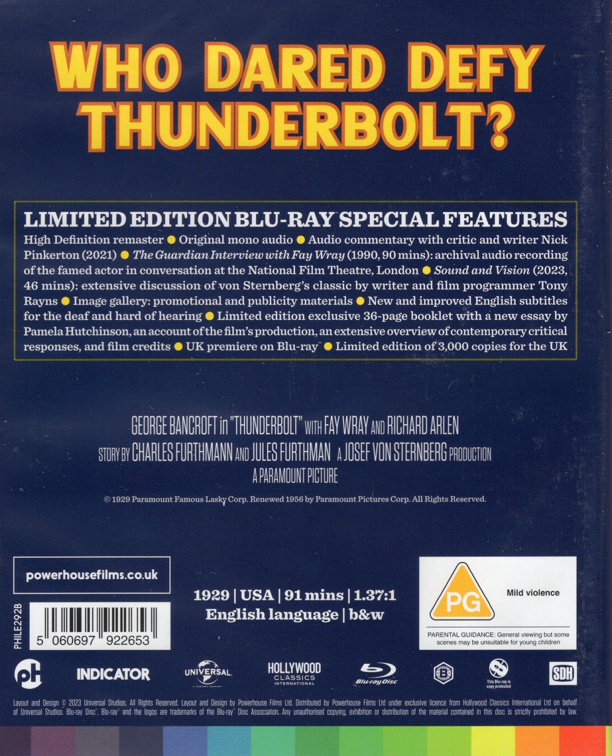 Thunderbolt (Limited Edition) (ej svensk text) (Blu-ray) - 2
