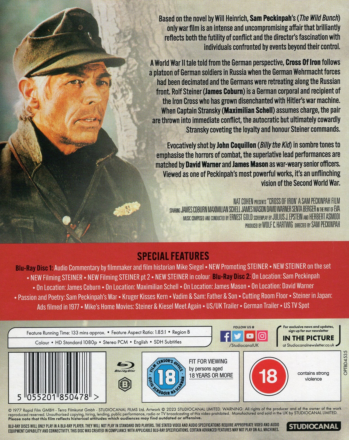 Cross of Iron (ej svensk text) (2-disc) (Blu-ray) - 2