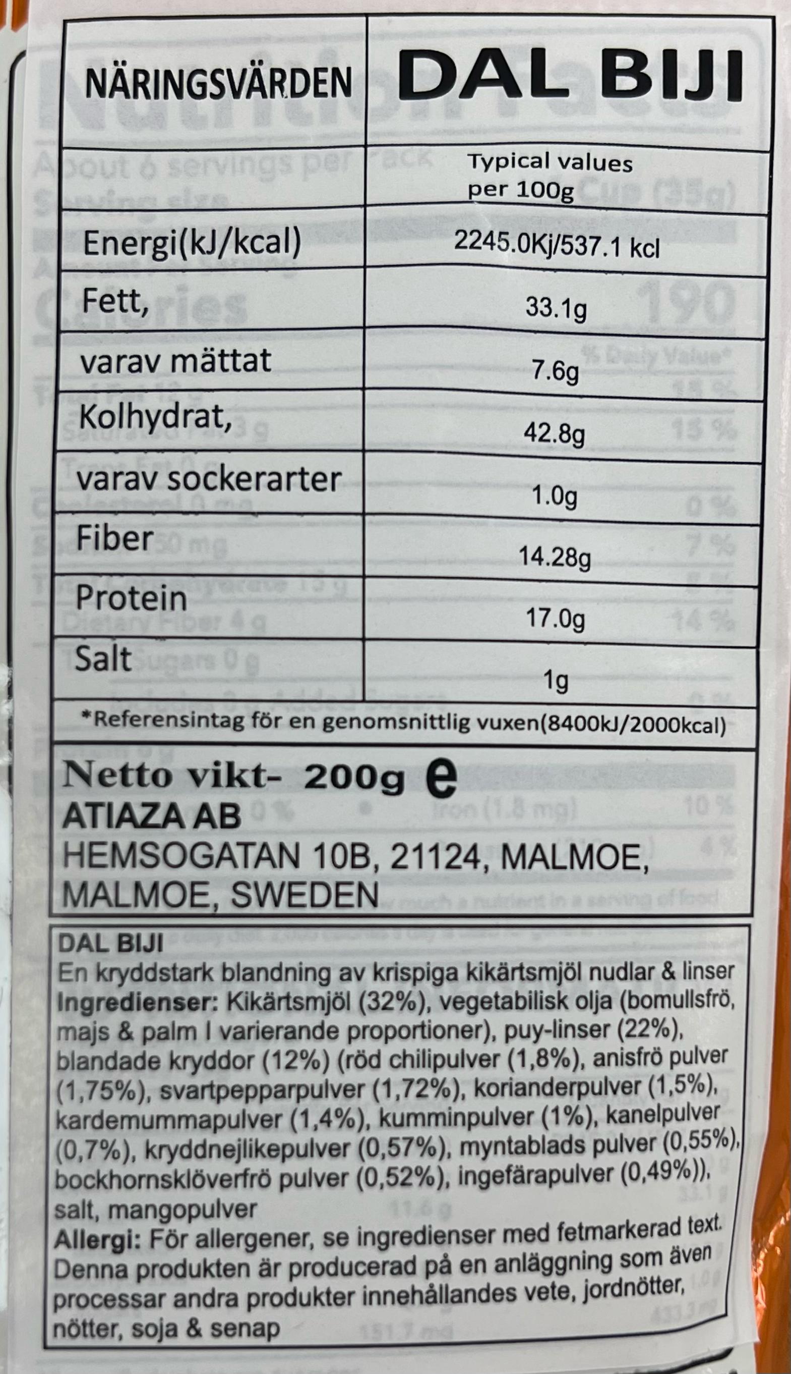 Haldiram´s Dal Biji 200g - 2