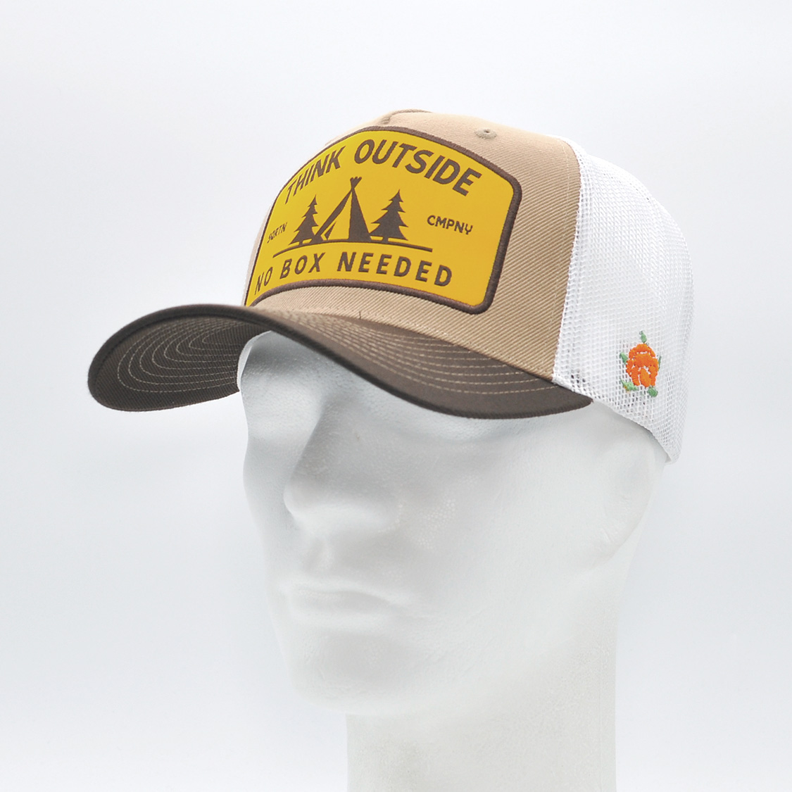 SQRTN - Outside Trucker Keps Hooked Khaki